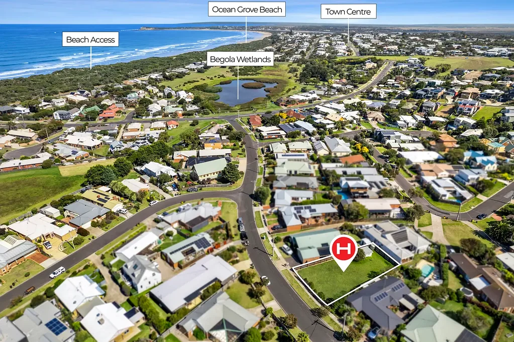 Ocean Grove Rare Block Close only 400 Metres to the Beach