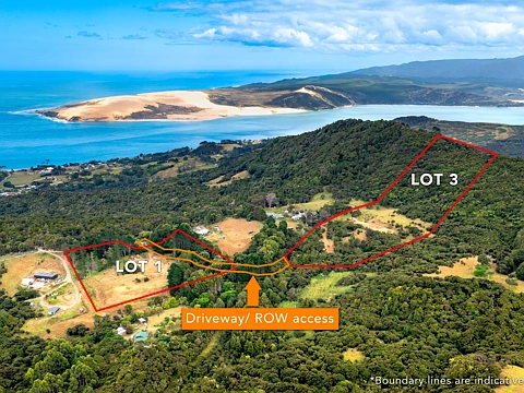 Omapere  PRICED TO SELL LIFESTYLE BLOCKS - LOT 1 & LOT 3