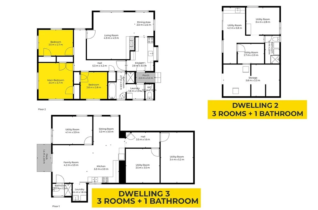 Manurewa 3ਬੈੱਡਰੂਮ 3 BEDROOMS PLUS 5 UTILITY ROOM HOUSE IN MANUREWA