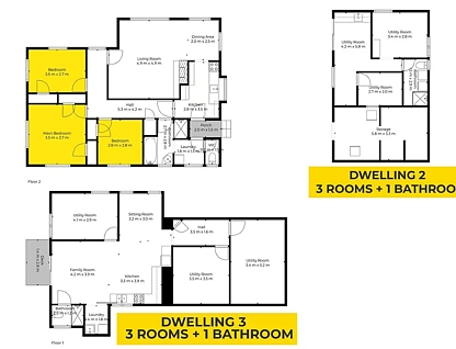 49A Maich Road, Manurewa, Manukau City, 3 રૂમ, 1 બાથરૂમ, House