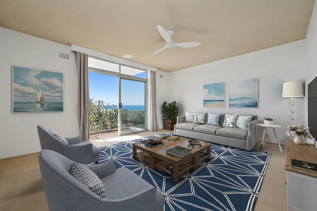 Ocean Views and oversized two-bedroom property