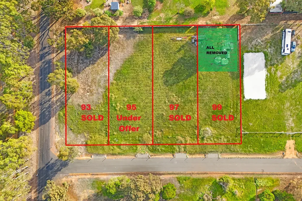 Kendenup SECOND CHANCE to secure: One, Two, Three, - Pick Your Block?