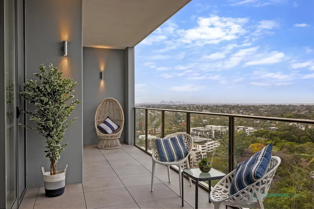 Epping 3غرفة نوم Stylish 3-bedroom penthouse with a perfect blend of space, convenience 
and stunning panoramic views