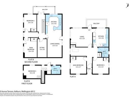 59 Aurora Terrace, Kelburn, Wellington, 5部屋, 2バスルーム, Home & Income