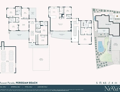 52 Avocet Parade, Peregian Beach, QLD 4573, 5 ਕਮਰੇ, 4 ਬਾਥਰੂਮ, House