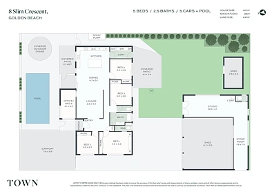 8 Slim Crescent, Golden Beach, QLD 4551, 5 Bedrooms, 2 Bathrooms, House