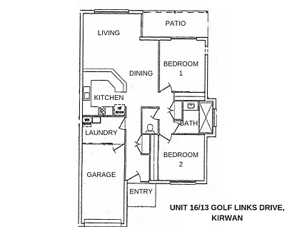 16/13 Golf Links Drive, Kirwan, QLD 4817, 2房, 1浴, Unit