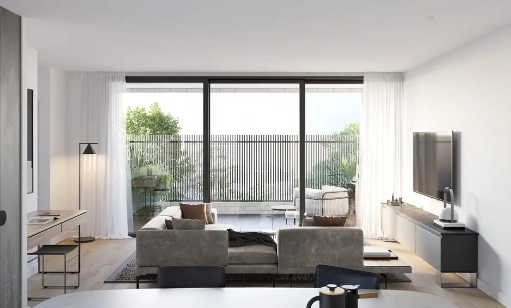 Moorabbin 2房 豪华公寓，中心地段，工程橡木地板，Fisher & Paykel电器，石英台面，分体式空调，安全停车，便利生活，精心打造，现已准备，不容错过，Bayside社区，近火车站，购物中心，终极日常目的地。 Must be sold!