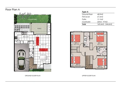 ID:21144443/36 Stay Place, Carseldine, Brisbane - Northern Region , 4 રૂમ, 2 બાથરૂમ, Townhouse