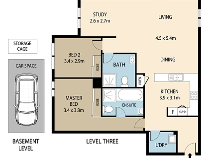 11/15 Kilbenny Street, Kellyville Ridge, The Hills, 2 ห้องนอน, 2 ห้องน้ำ, Apartment