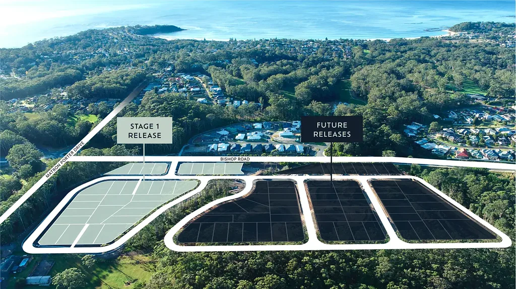 Mollymook Beach Ridgeway Mollymook - Land Release - Stage 1 Registered & Ready to Build