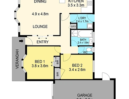 5/405 Eureka Street, Eureka, Ballarat, 2房, 1浴, Townhouse