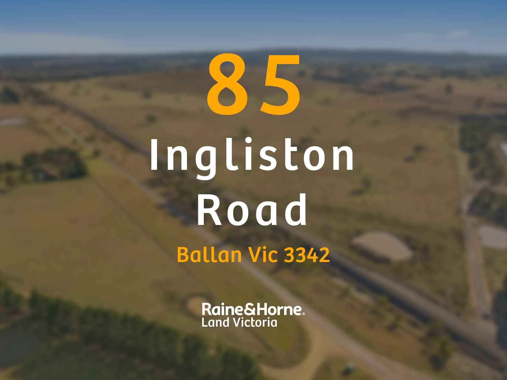 85 INGLISTON RD, BALLAN VIC 3342, 0 침실, 0 욕실, Section