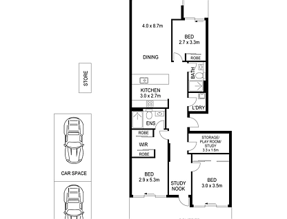 G08/10 Stanley Street, Kogarah, St George, 3部屋, 2バスルーム, Apartment