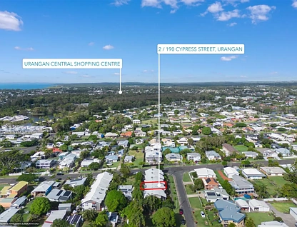 2/190 Cypress Street, Urangan, QLD 4655, 3房, 2浴, Townhouse