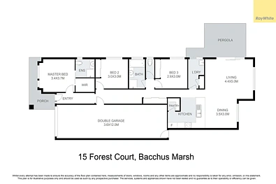 15 Forest Court, Bacchus Marsh, VIC 3340, 3 રૂમ, 2 બાથરૂમ, House