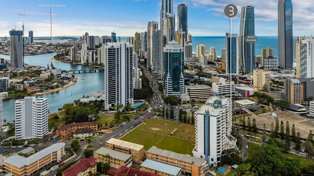 Surfers Paradise 2 Bedroom Stylish Sanctuary at Surfers Plaza Resort