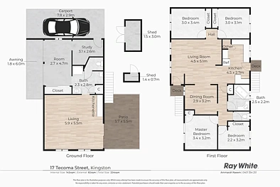 17 Tecoma Street, Kingston, QLD 4114, 5房, 2浴, House