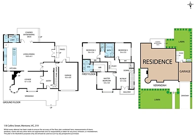 1/8 Collins Street, Mentone, VIC 3194, 3 slaapkamers, 2 badkamers, Townhouse