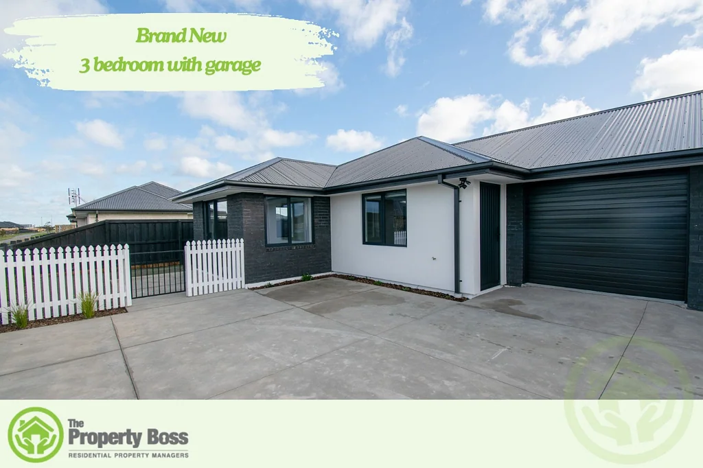 Beautiful brand new 3 bedroom home