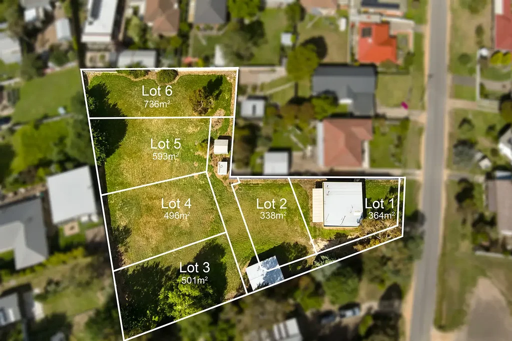 Castlemaine Approved 6 lot subdivision opportunity in a prime Wesley Hill pocket