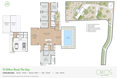 15 Dillon Road, The Gap, QLD 4061, 5房, 2浴, House