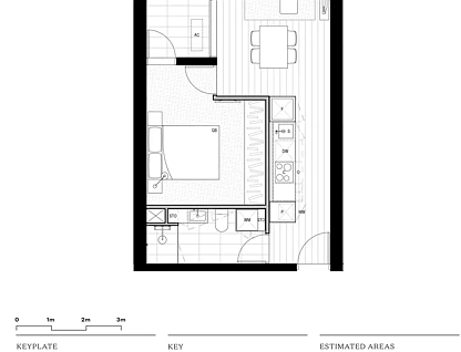 311/1 Ascot Vale Road, Flemington, Melbourne CBD, 1部屋, 1バスルーム, Apartment