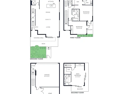 1/3 Claire Street, Mckinnon, VIC 3204, 3房, 4浴, 城市屋
