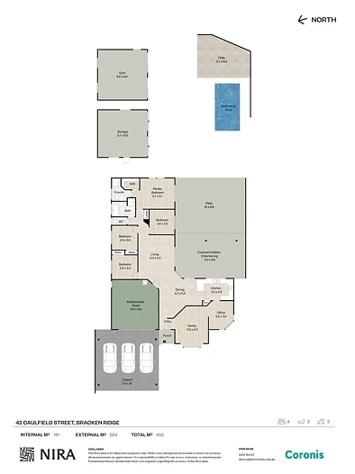 42 Caulfield St, Bracken Ridge, QLD 4017, 4 slaapkamers, 2 badkamers, House