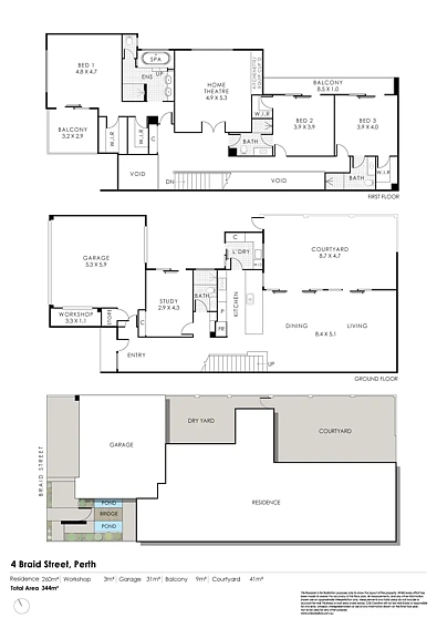 4 Braid Street, Perth, WA 6000, 4 slaapkamers, 4 badkamers, House