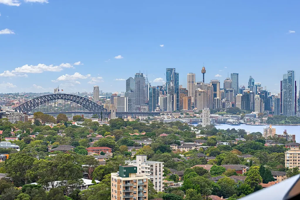 St Leonards 1ห้องนอน Luxury One Bed + Study With Harbour Bridge Views
