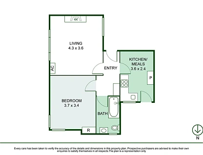 3/74 Canterbury Road, Toorak, VIC 3142, 1 Kuwarto, 1 Banyo, Apartment