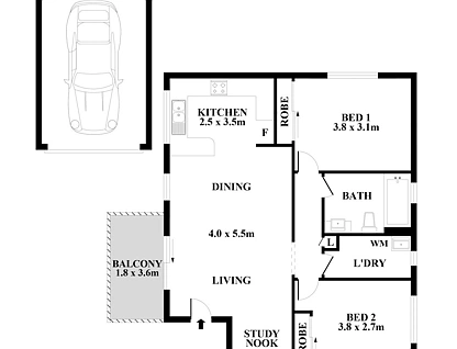1/37 Hythe Street, Mount Druitt, Outer Western Sydney, 2 침실, 1 욕실, Apartment
