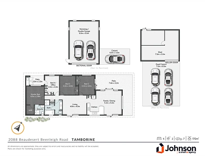 2088 Beaudesert-Beenleigh Road, Tamborine, Gold Coast, 4 રૂમ, 2 બાથરૂમ, House