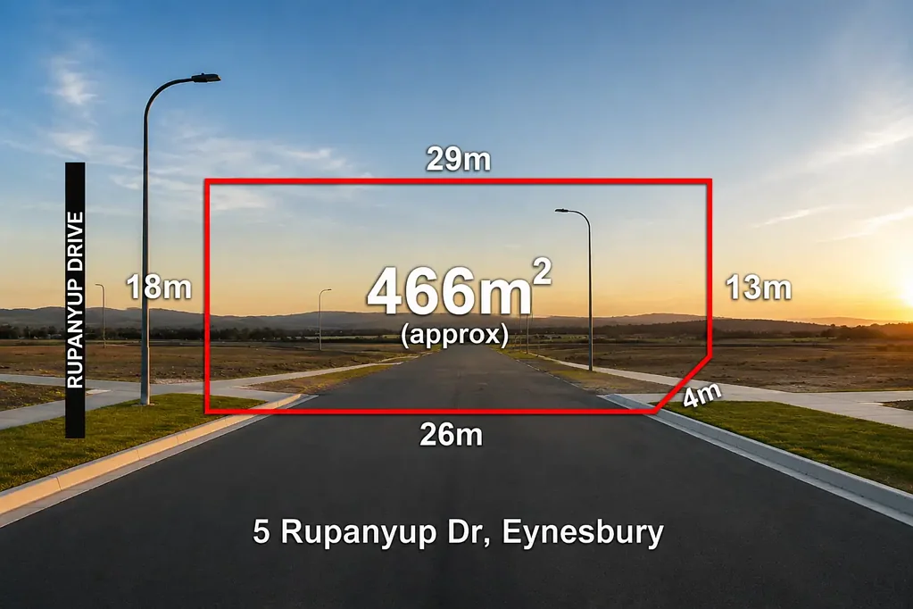 Eynesbury 简介：在 Eynesbury 中心建造您的梦想家园 The Brief: Build Your Dream Home in the Heart of Eynesbury