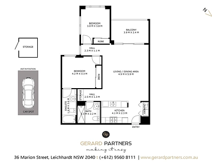 60/54A Blackwall Point Road, Chiswick, Inner West, 2 chambres, 2 salles de bain, Apartment