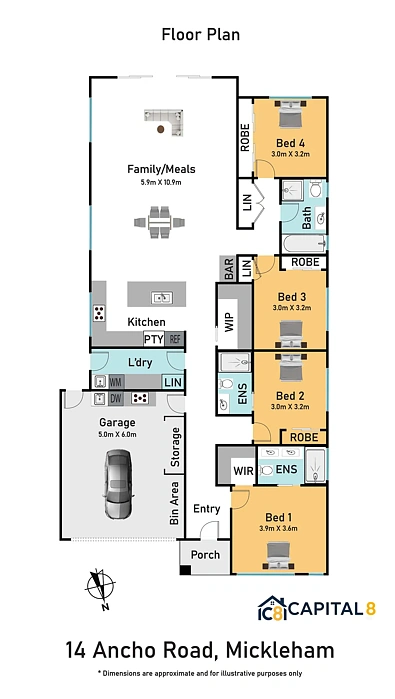 14 ANCHO ROAD, Mickleham, VIC 3064, 4 slaapkamers, 3 badkamers, House
