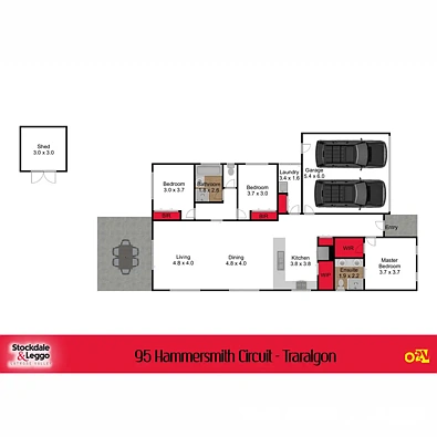 95 Hammersmith Circuit, Traralgon, VIC 3844, 3 phòng ngủ, 2 phòng tắm, House