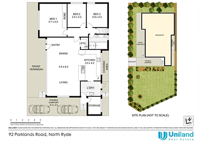 92 Parklands Road, North Ryde, NSW 2113, 3 rūma, 1 rūma horoi, House