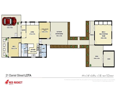 Plano ng Bahay - 21 Daniel Street, Lota, QLD 4179