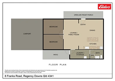 8 Franks Road, Regency Downs, QLD 4341, 2 Bedrooms, 1 Bathrooms, House