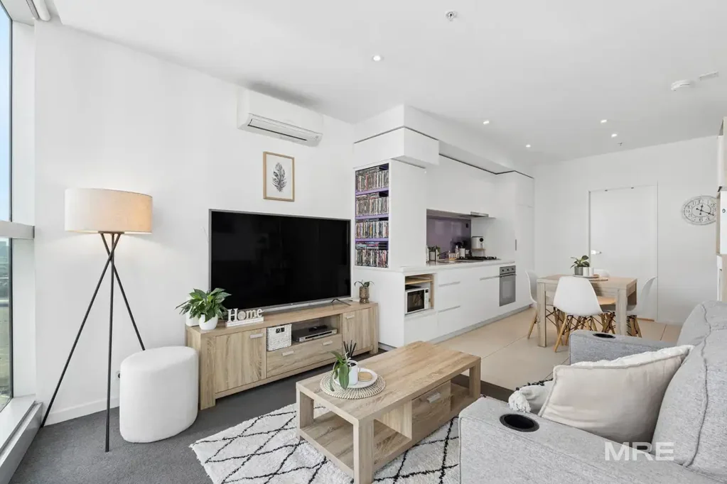 Docklands 1房 雅致的 Docklands 生活，坐拥迷人城市与水景 Sophisticated Docklands Living with Stunning City & Water Views