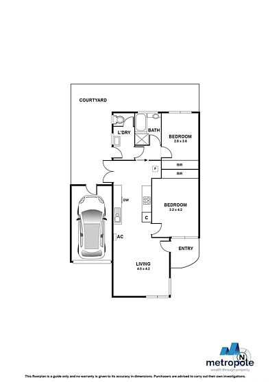 3/10 Lillimur Road, Ormond, VIC 3204, 2 rūma, 1 rūma horoi, Unspecified