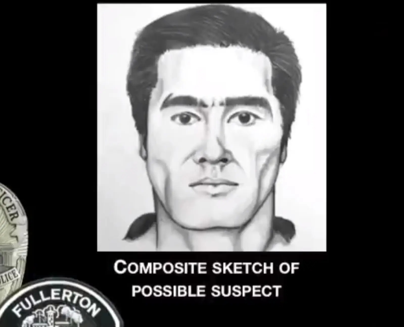 警方今日公布州大刺杀案凶手素描监控拍到其驾新款宝马逃离