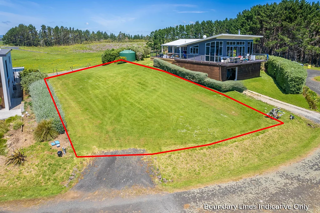 Kawhia Aotea harbour outlooks on well-positioned section