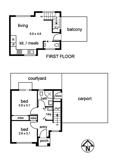 3/28 Compton St, Reservoir, VIC 3073, 2 chambres, 1 salles de bain, Townhouse