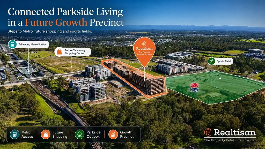 Rouse Hill 2कमरा 2 -Bedroom Parkfront Apartment | Walk to Tallawong Metro & Future Shops