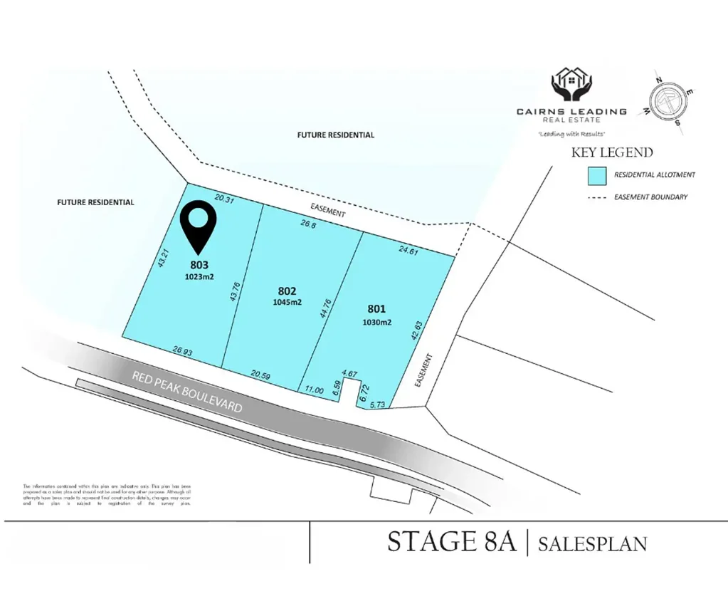 Caravonica IN THE MARKET FOR A 1000m PLUS BLOCK