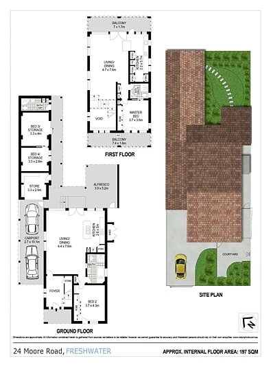 24 Moore Road, Freshwater, NSW 2096, 4 Bedrooms, 3 Bathrooms, House