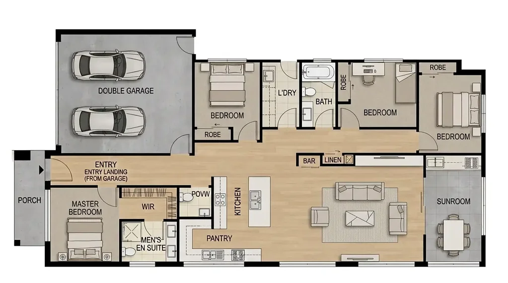 Donnybrook 4कमरा Brand-New North-Facing Family Home - Under Construction
